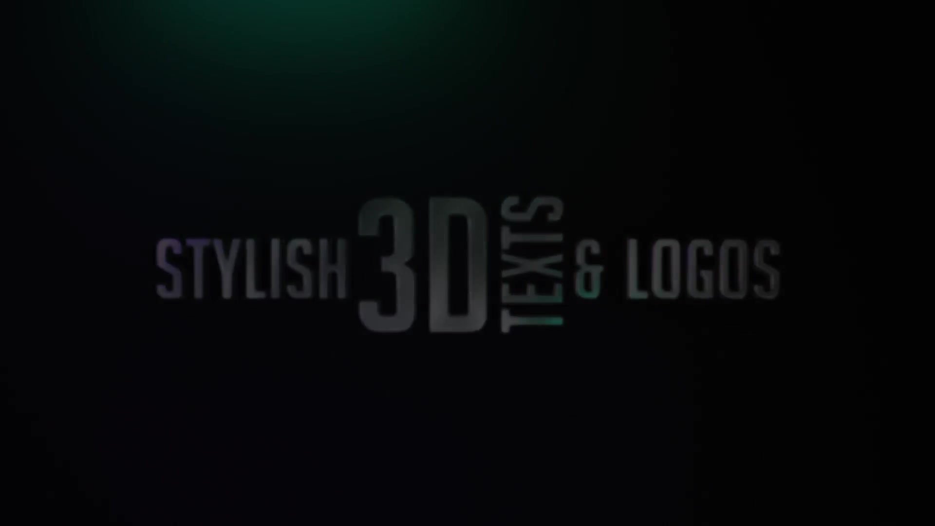 Stylish 3D Texts and Logos Videohive 24123156 After Effects Image 12