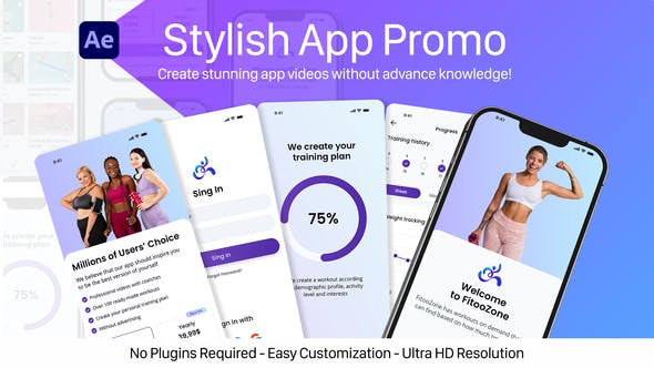 Stylish App Promo - 39544493 Videohive Download