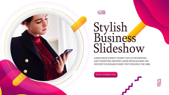 Stylish Business Slideshow - 35372543 Videohive Download