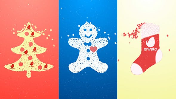 Stylish Christmas Logo - 9571634 Download Videohive