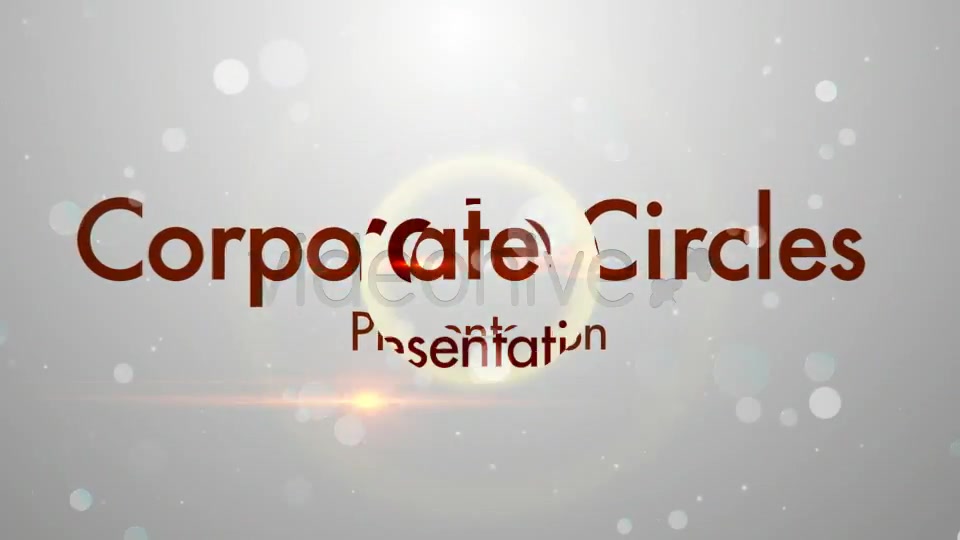 Stylish Corporate Circles Presentation - Download Videohive 4387192