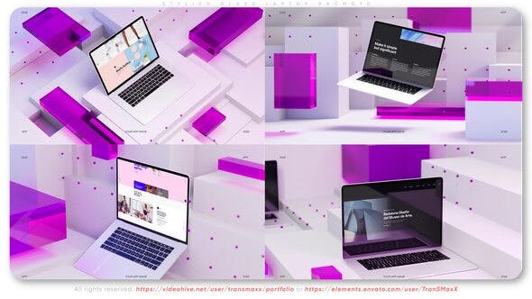 Stylish Glass Laptop Promote - 39374555 Videohive Download