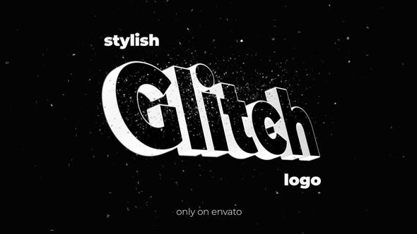 Stylish Glitch Logo - 42258975 Download Videohive
