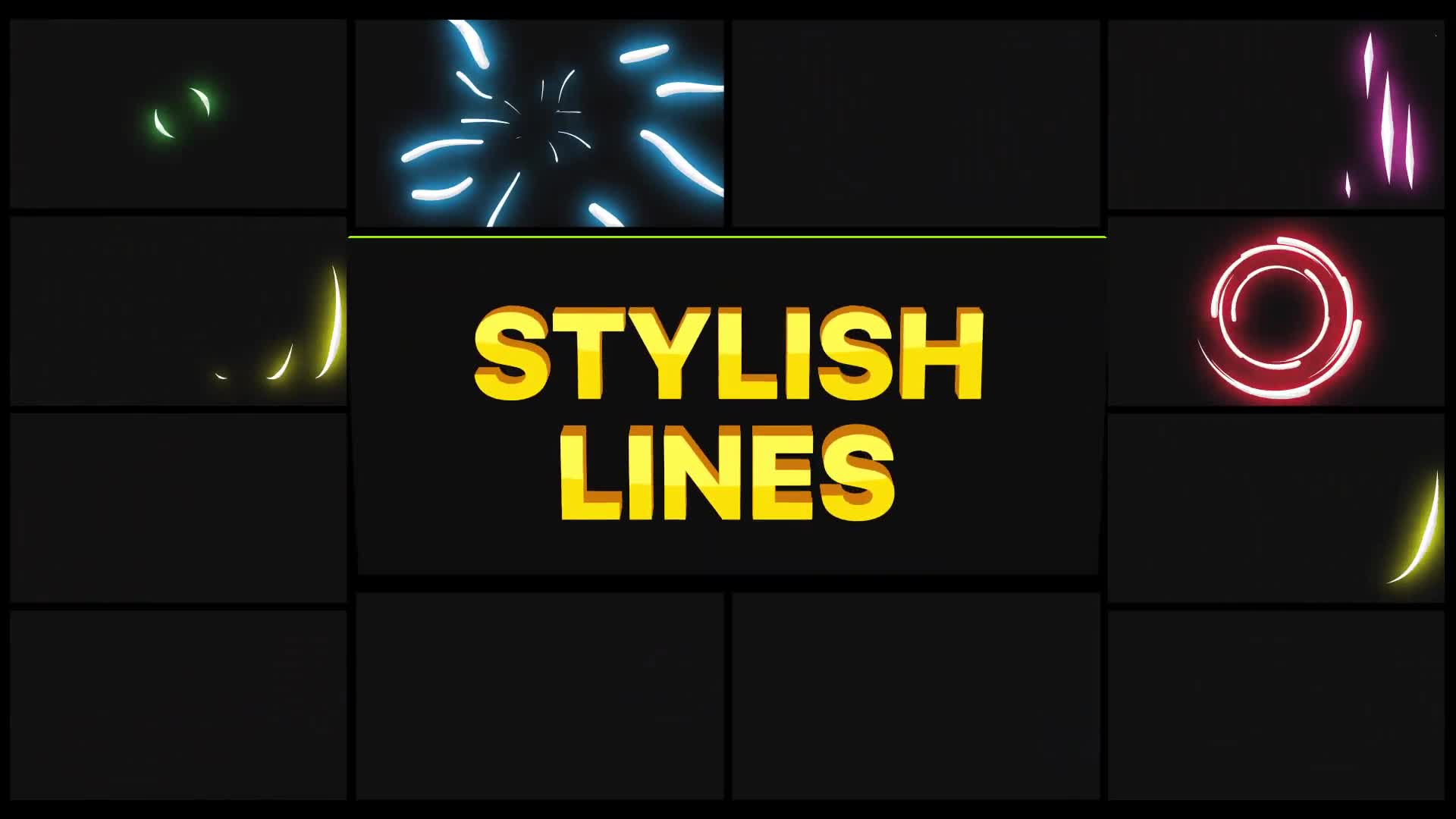 Stylish Lines | Premiere Pro MOGRT Videohive 27989948 Premiere Pro Image 1