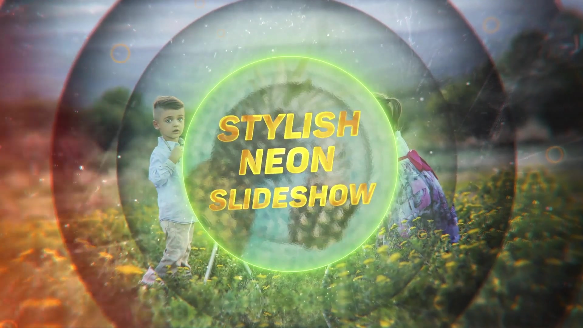 Stylish Neon Slideshow - Download Videohive 17494517
