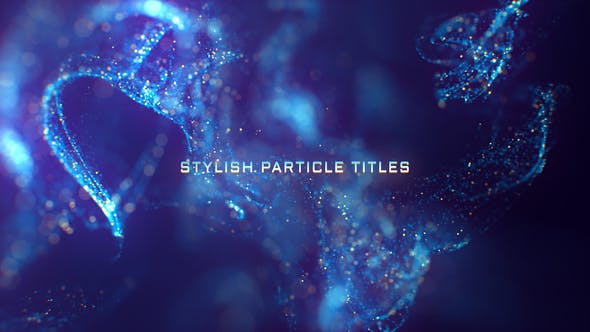 Stylish Particle Titles - Download Videohive 28632894
