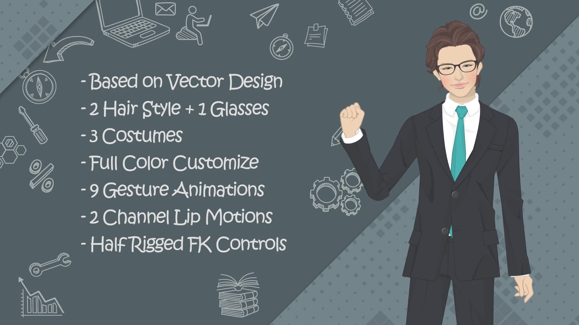 Stylish Presenter Set 2 Videohive 33011646 After Effects Image 5