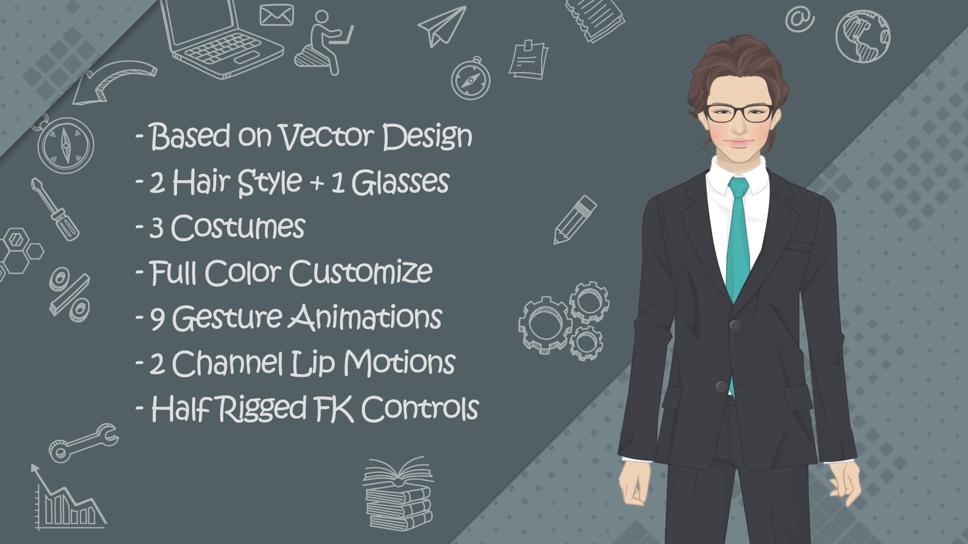 Stylish Presenter Set 2 Videohive 33011646 After Effects Image 6