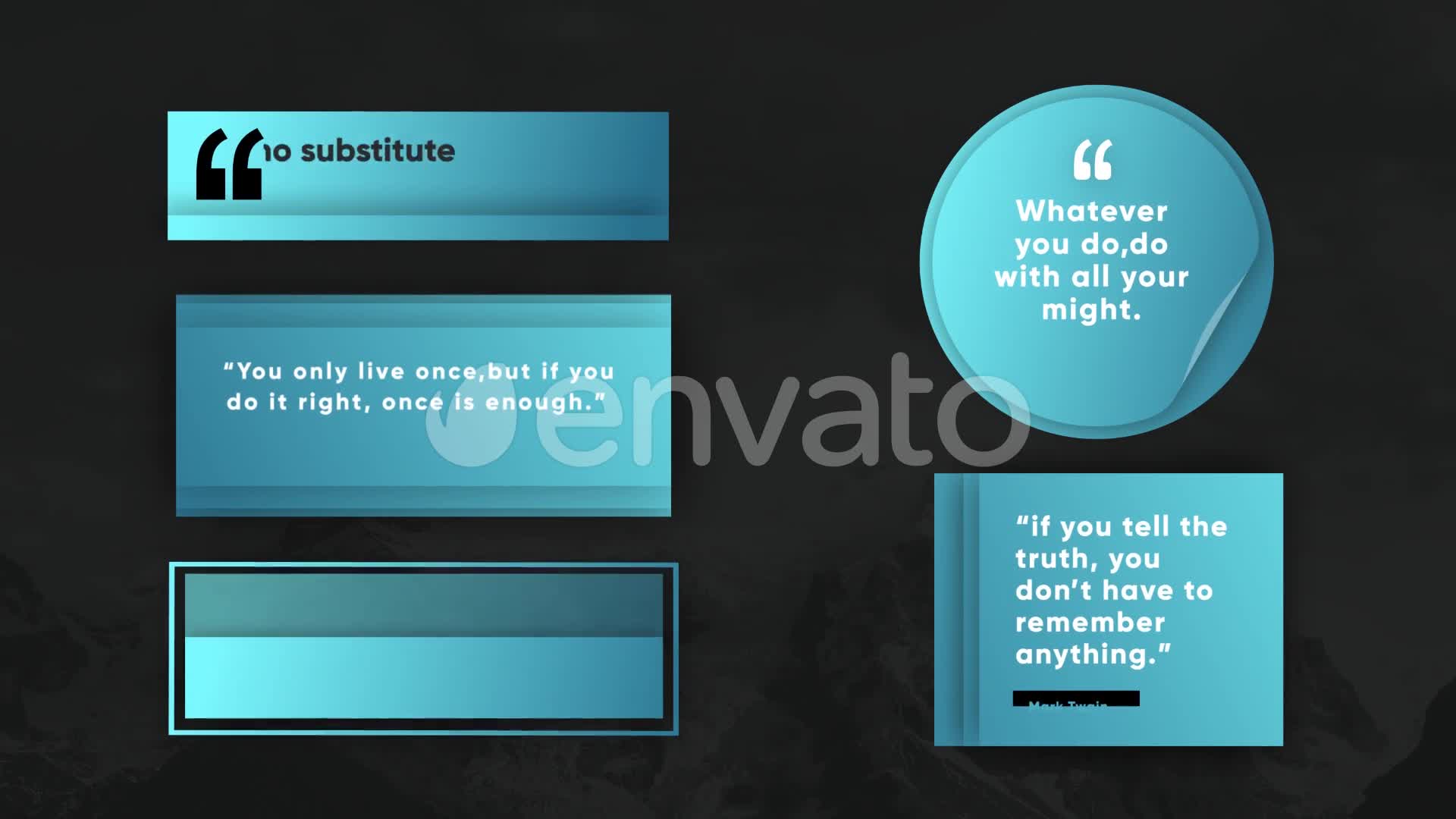 Stylish Quote Titles Premiere Pro Videohive 26467597 Premiere Pro Image 1