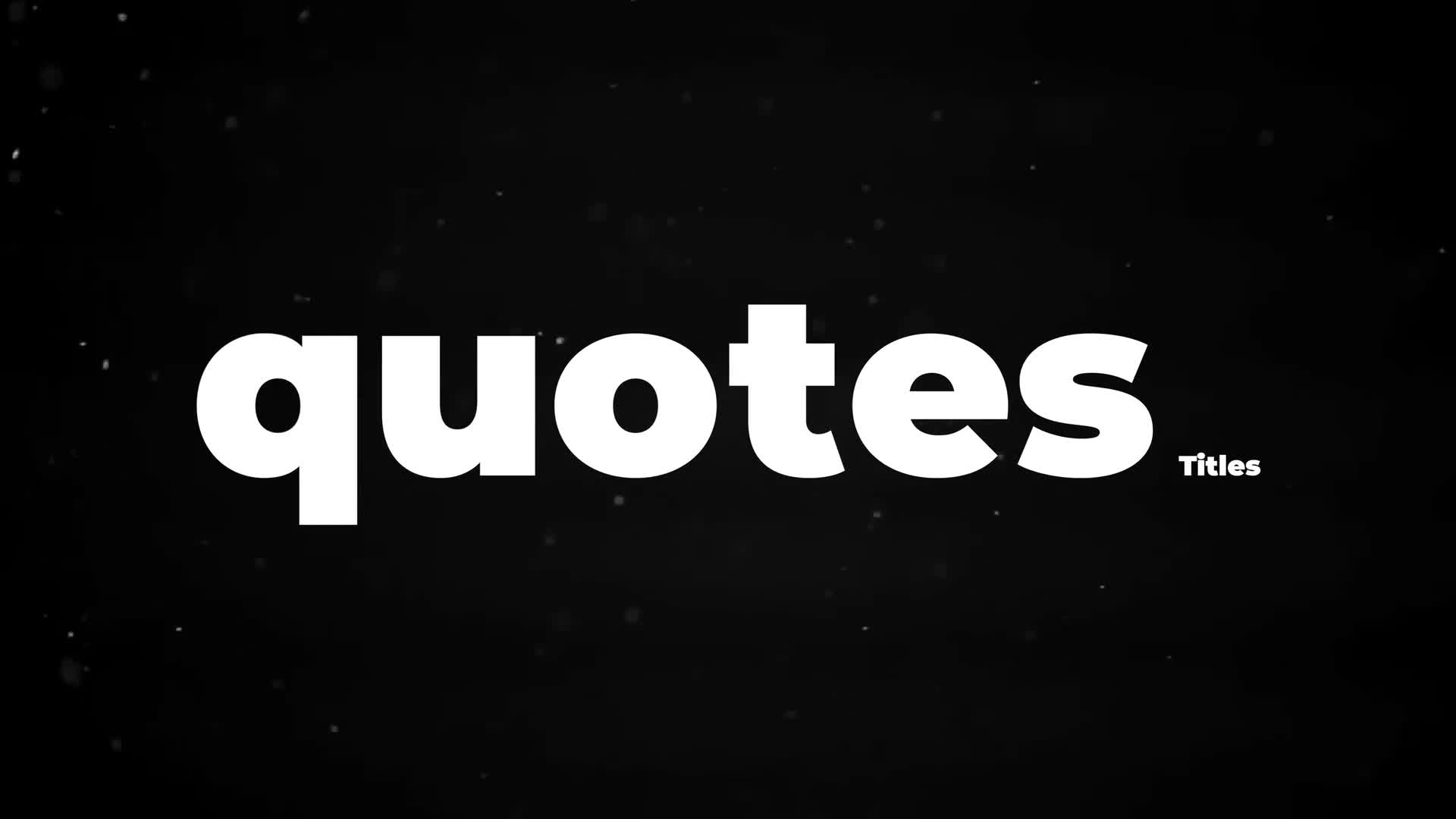Stylish Quotes | Final Cut Pro Videohive 39216701 Apple Motion Image 1