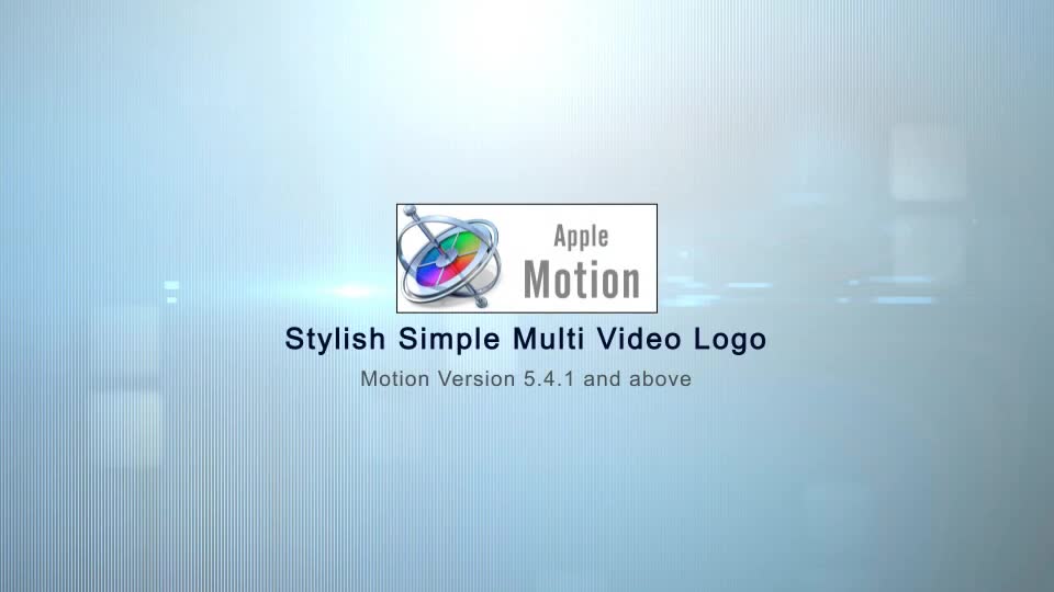Stylish Simple Multi Video Logo Apple Motion - Download Videohive 22637587