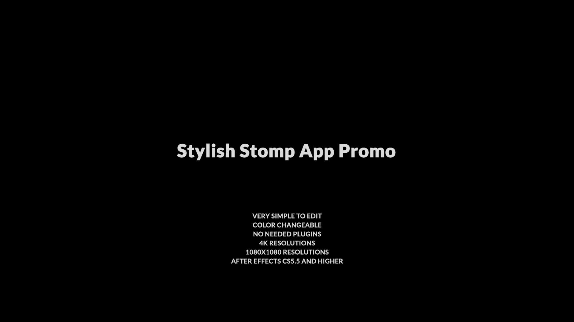 Stylish Stomp App Promo Videohive 33771102 After Effects Image 1