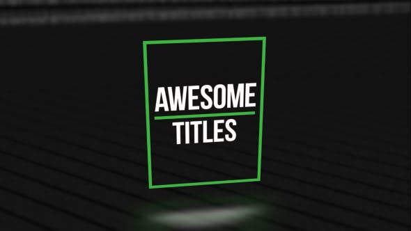 Stylish Titles - 17164326 Videohive Download