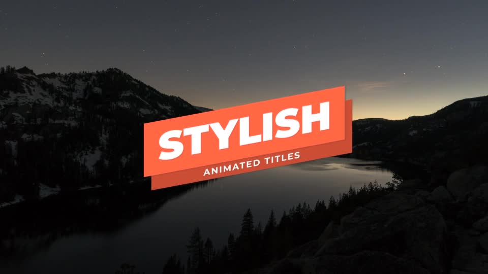 Stylish Titles Videohive 22128283 After Effects Image 1