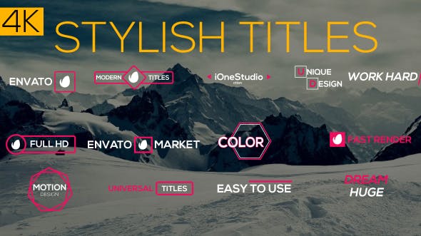 Stylish Titles Vol.1 - Download Videohive 15652342