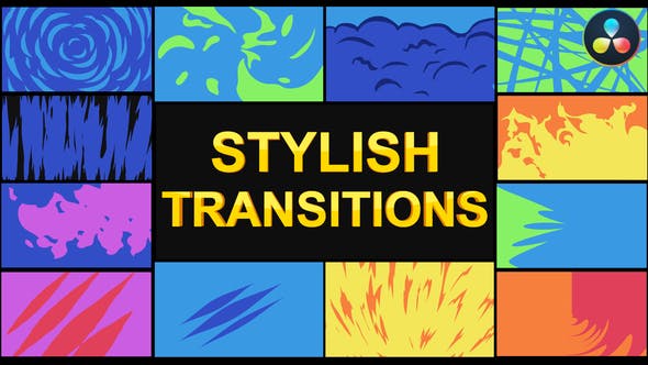 Stylish Transitions | DaVinci Resolve - 36565746 Videohive Download