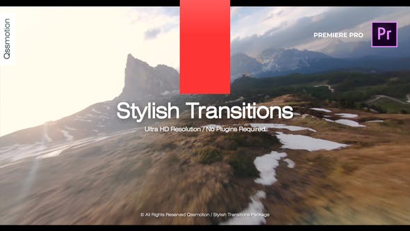 Stylish Transitions For Premiere Pro - Videohive Download 34093347