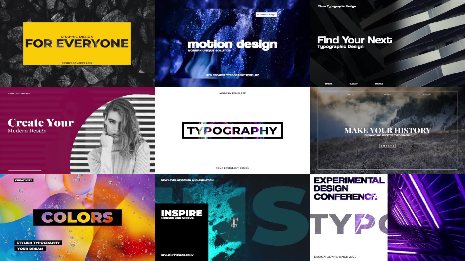 Stylish Typography Videohive 29201346 Apple Motion Image 2