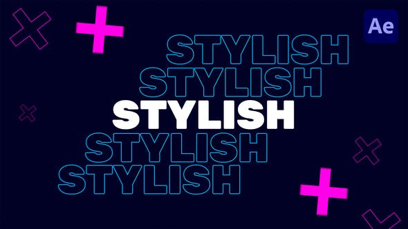Stylish Typography Intro - Download Videohive 39144929
