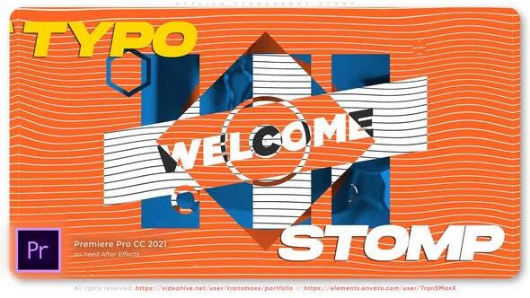Stylish Typography Stomp - Videohive 34044279 Download