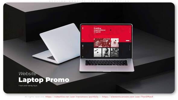 Stylish Website Laptop Promotion - Videohive 35242985 Download
