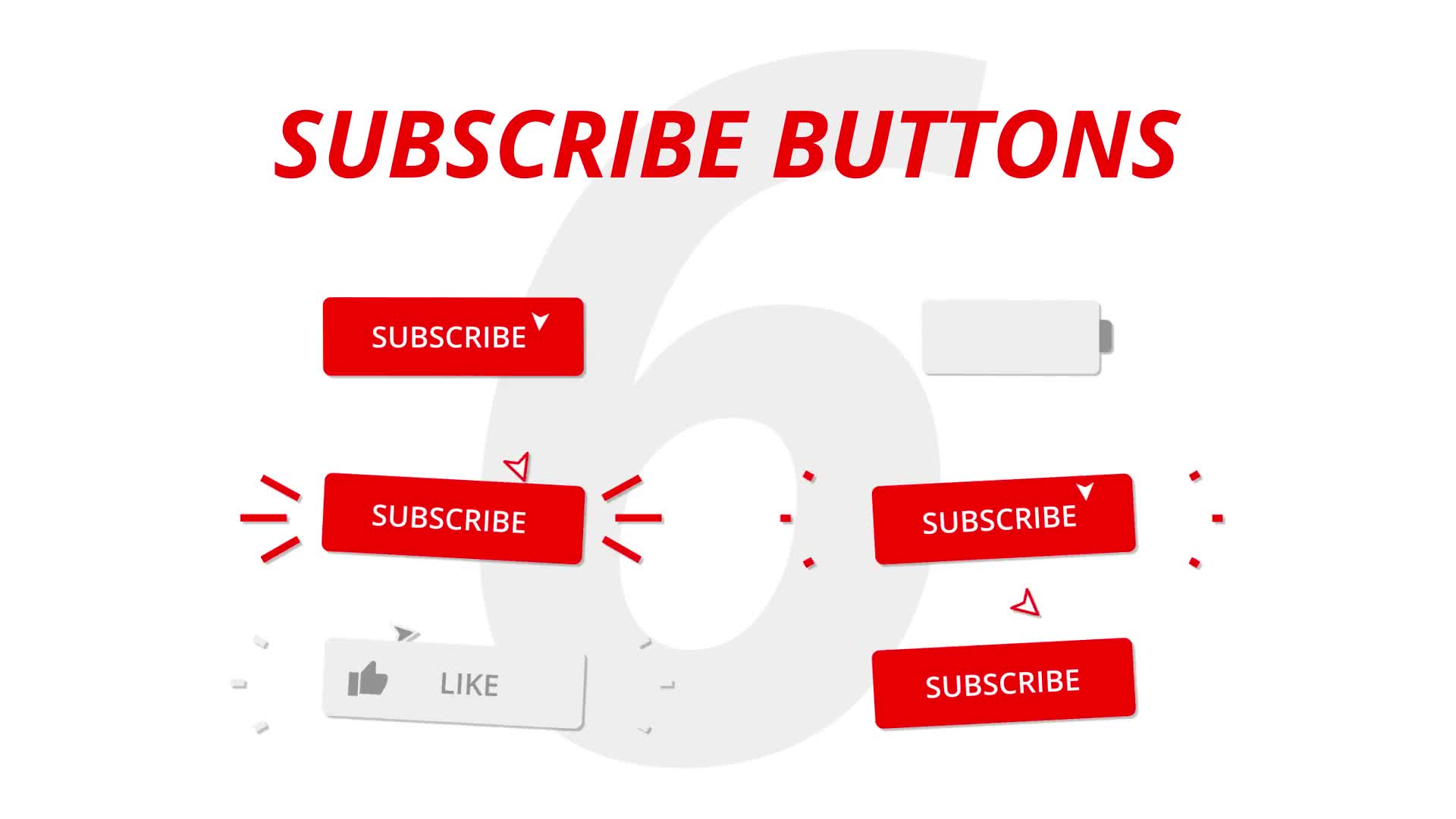 Subscribe Buttons Videohive 23342831 After Effects Image 1
