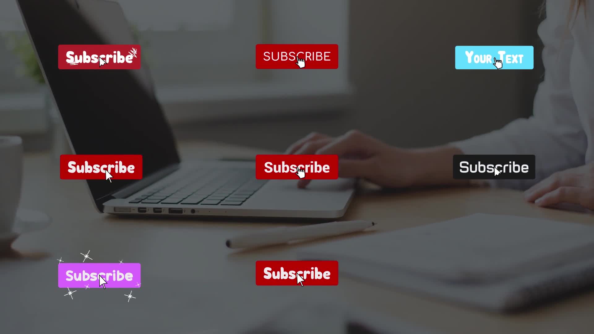 Subscribe Buttons | Premiere Pro MOGRT Videohive 26570093 Premiere Pro Image 1