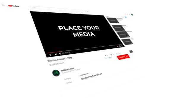 Subscribe To The YouTube Channel Intro - Download 33521166 Videohive