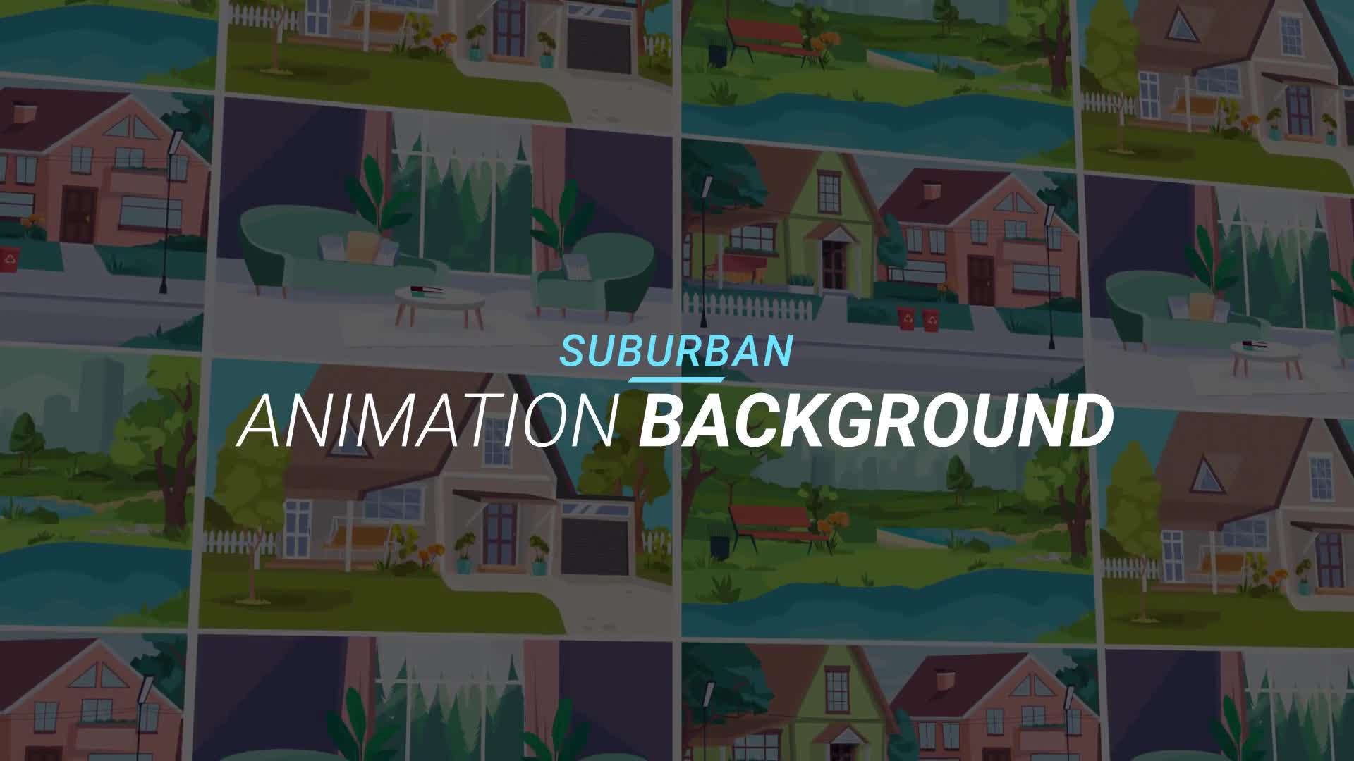 Suburban Animation background Videohive 34221990 After Effects Image 1