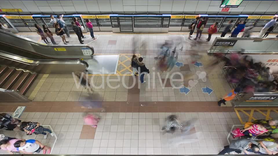 Subway Crowd  Videohive 9324422 Stock Footage Image 1