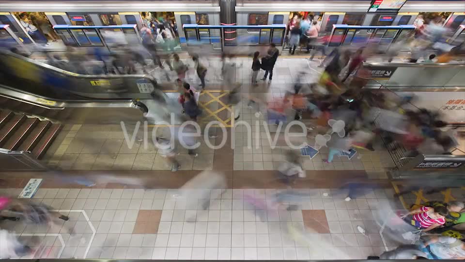 Subway Crowd  Videohive 9324422 Stock Footage Image 2