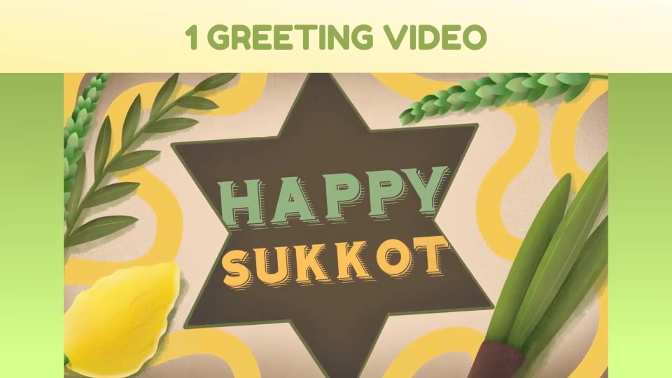 Sukkot Greeting Pack Videohive 33697232 After Effects Image 5