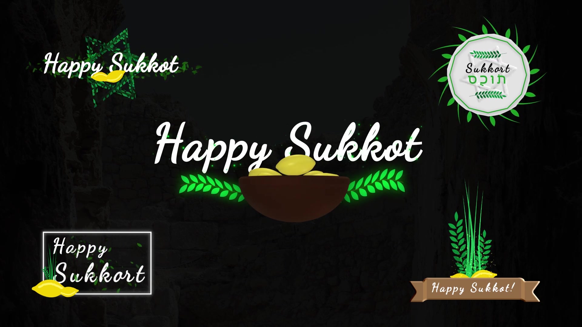 Sukkot Titles Jewish Holiday Videohive 33737551 After Effects Image 12