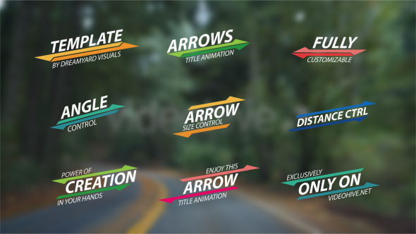 Summer Arrow Titles - Download Videohive 11694800