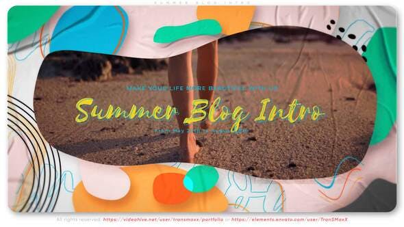 Summer Blog Intro - 31738009 Download Videohive
