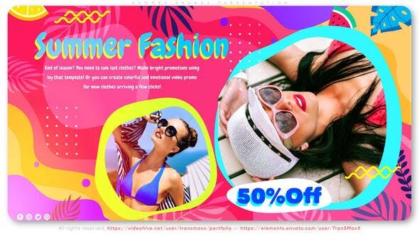 Summer Brands Presentation - Videohive Download 36890076