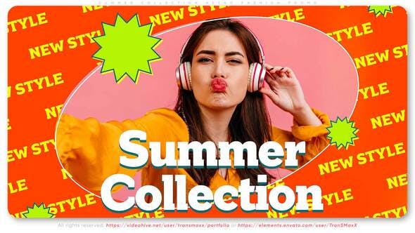Summer Collection. Retro Style Fashion Promo - Download 31482373 Videohive