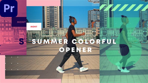 Summer Colorful Opener | Premiere Pro - Videohive 36174345 Download