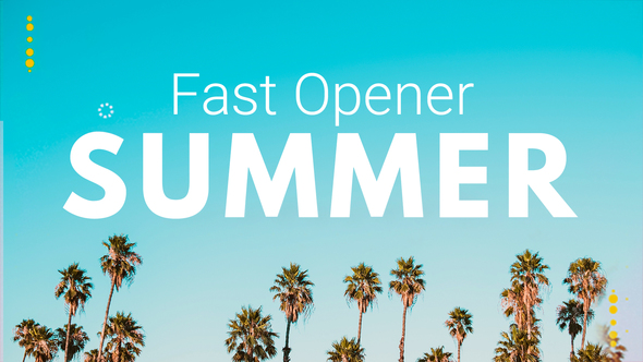 Summer Fast Opener - Download Videohive 22036346