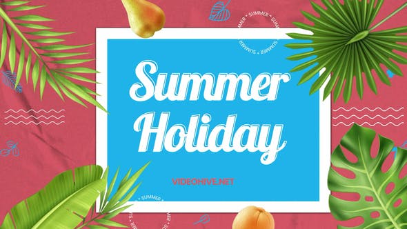 Summer Holiday Slideshow - Videohive 37825444 Download