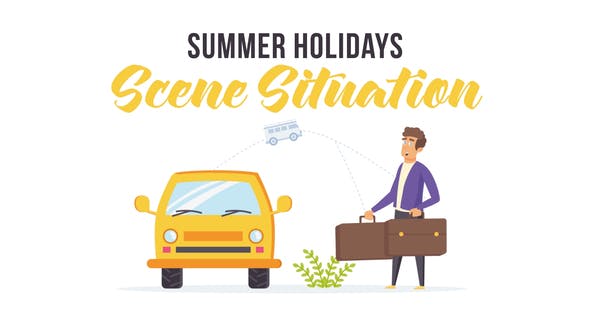 Summer holidays Scene Situation - 27597117 Videohive Download