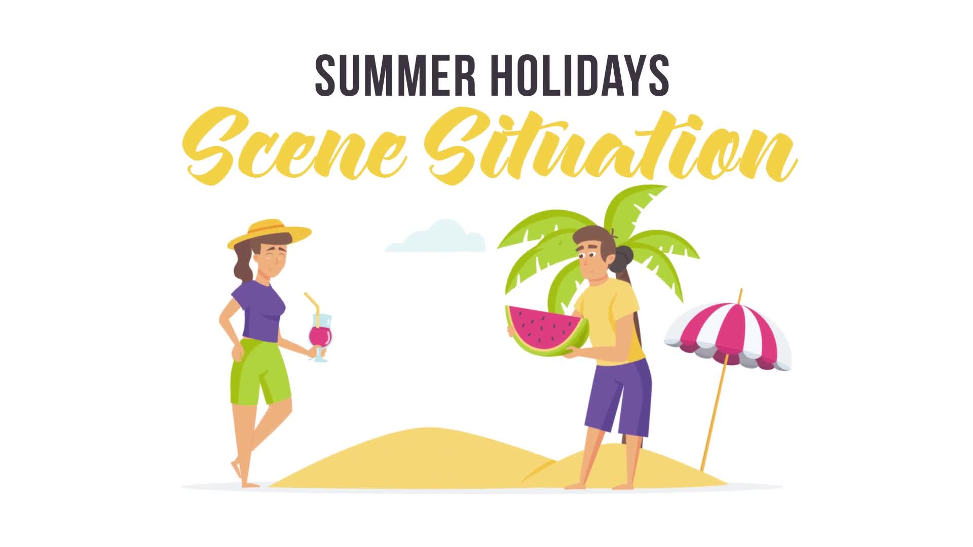 Summer holidays Scene Situation Videohive 28256306 After Effects Image 1