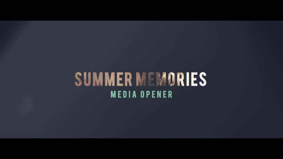 Summer Memories Media Opener Videohive 15767343 After Effects Image 9