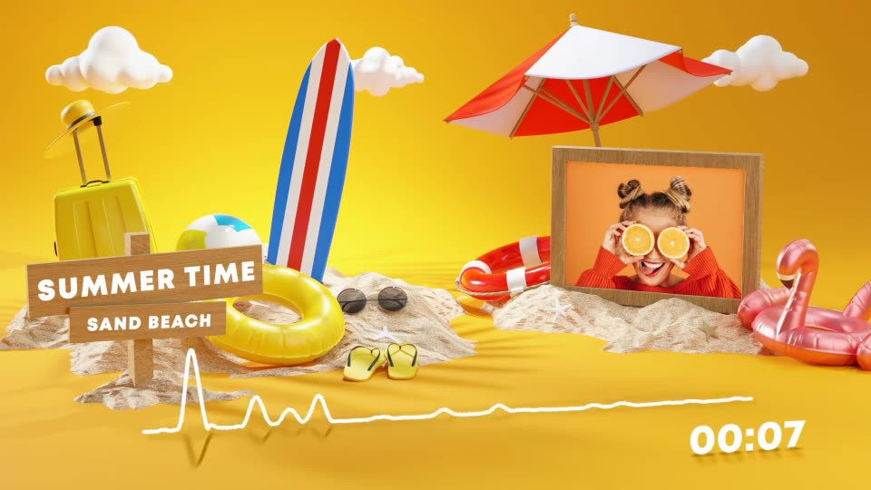Summer Music and Podcast Visualizer Videohive 32806475 After Effects Image 2