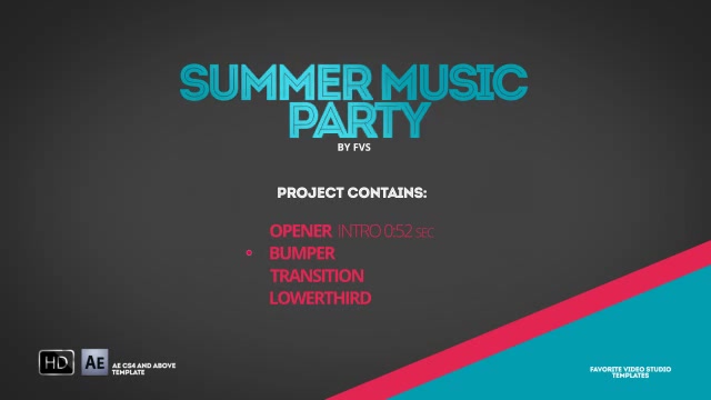 Summer Music Event - Download Videohive 8495521