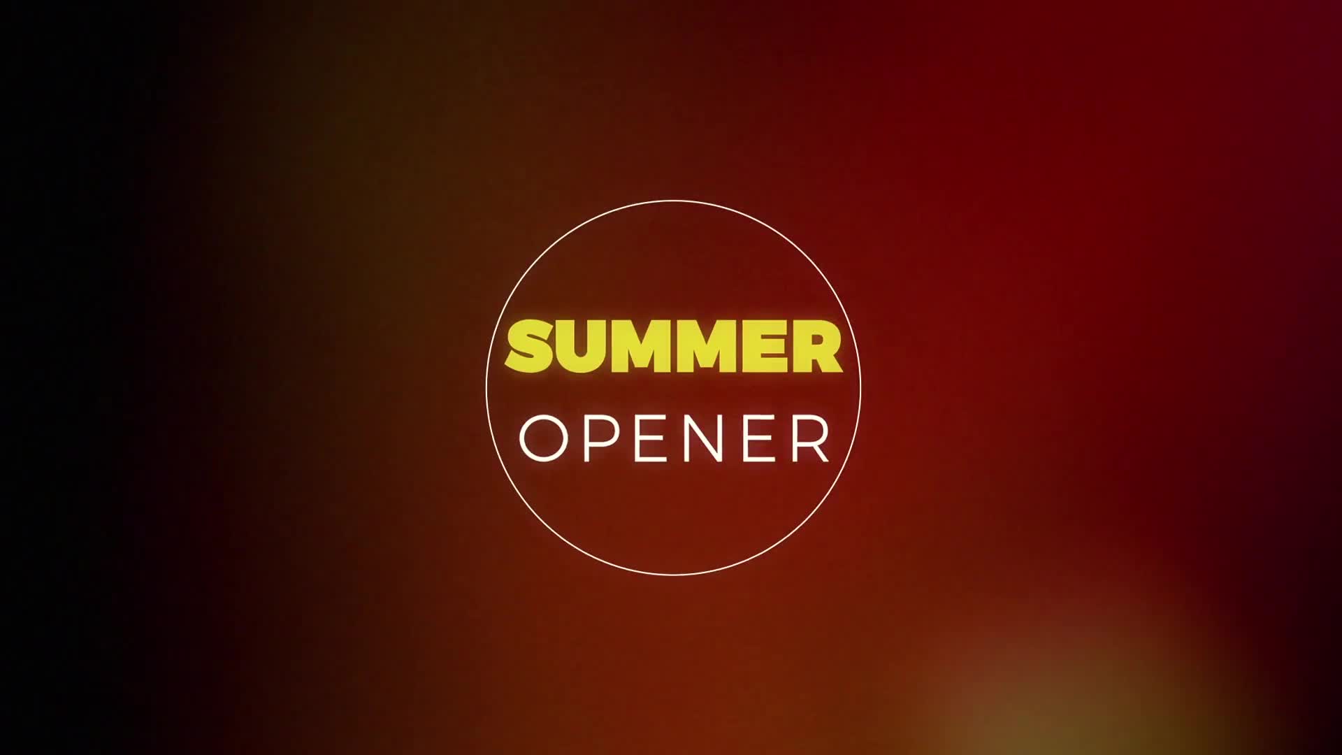 Summer Opener Videohive 22055683 After Effects Image 1