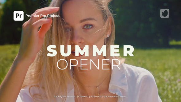 Summer Opener | MOGRT - Videohive 38432406 Download