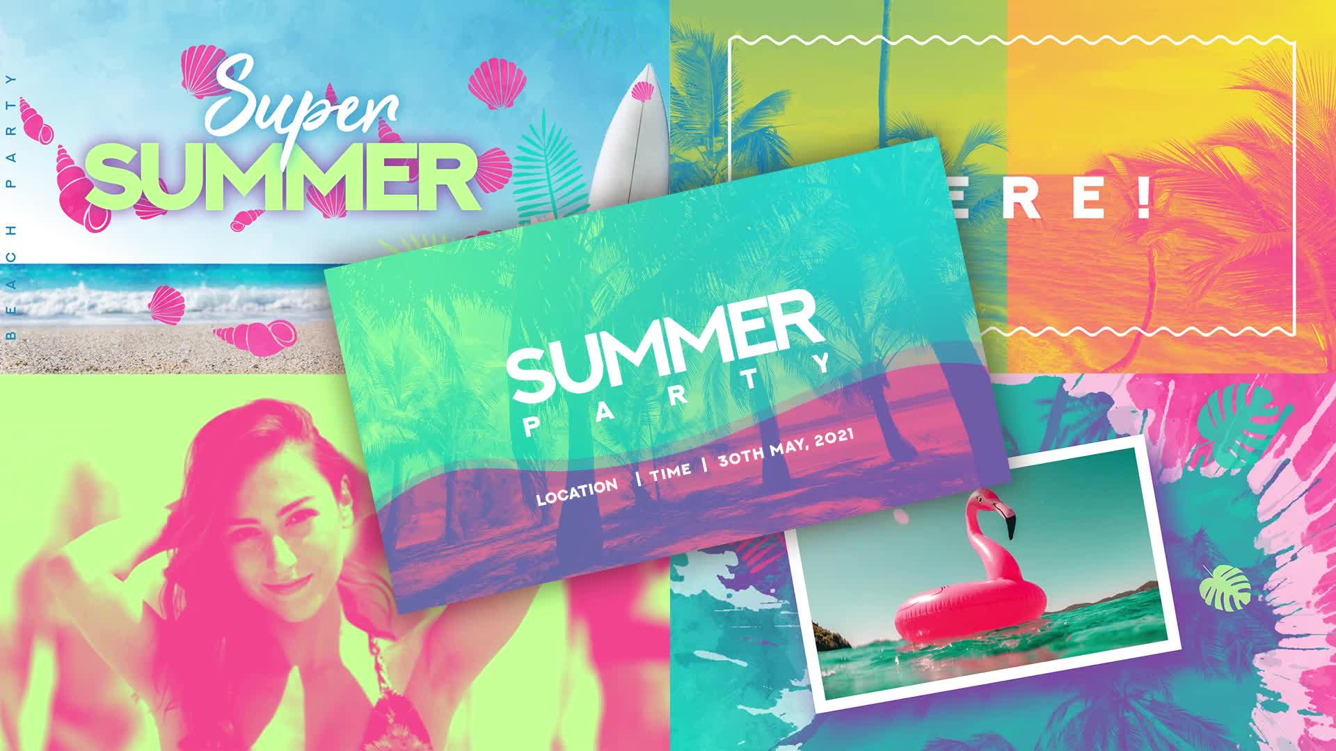 Summer Party Intro Videohive 32387903 After Effects Image 1