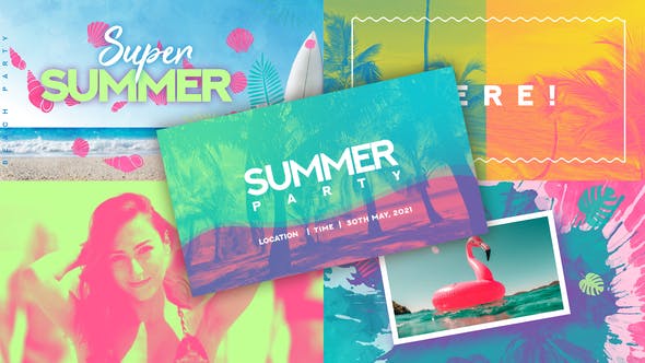 Summer Party Intro - 32387903 Videohive Download