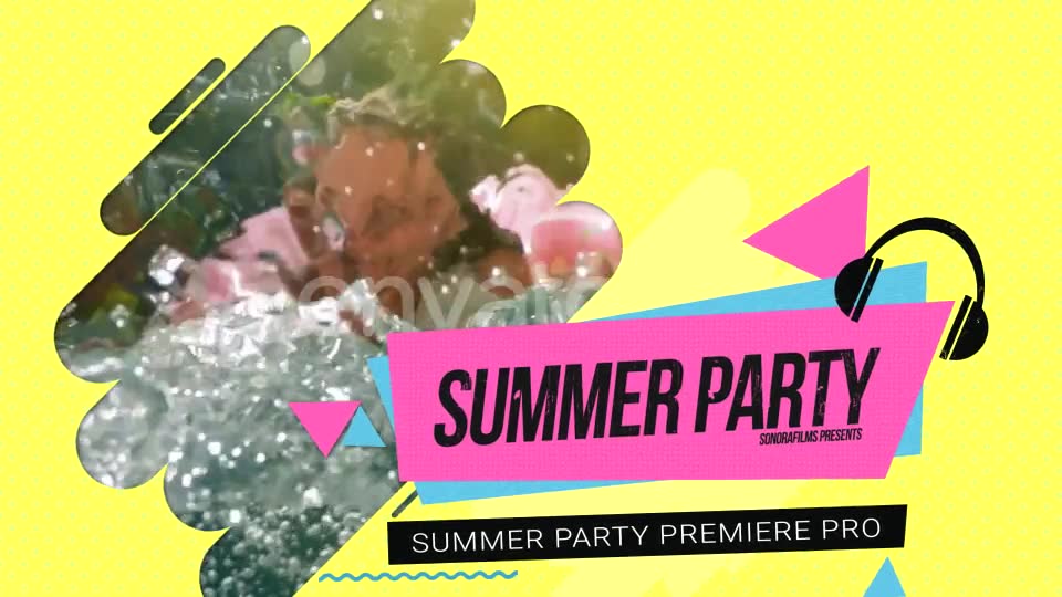 Summer Party Mogrt Pack Videohive 32274699 Premiere Pro Image 2
